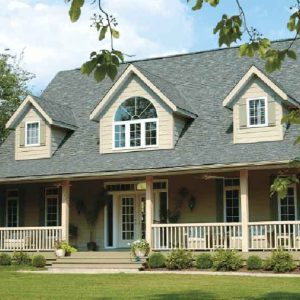 Front view of the Brookside home